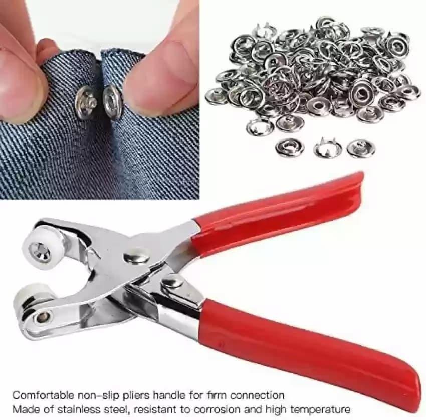 High Quality Stainless Steel Tich Button Machine With 100 Buttons & Free Delivery