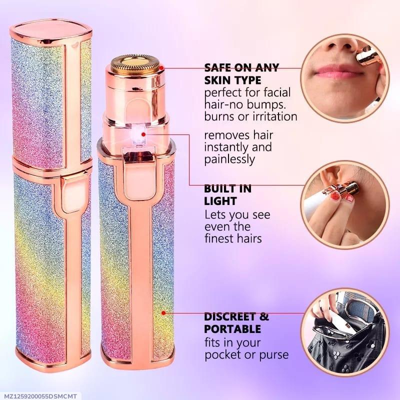 2 in 1 Rechargeable Eyebrow Facail Hair Remover With Free Delivery