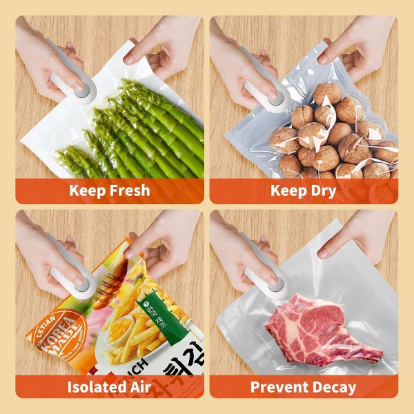 High Quality Heat Sealing Machine 2 in 1 Cutting & Sealer USB Rechargeable Plastic Sealer (Delivery Free)