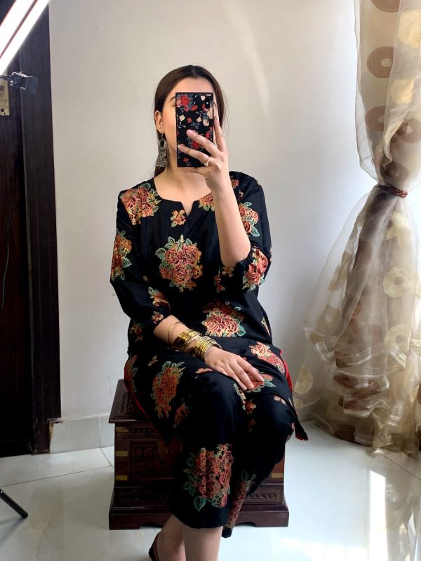 New Gulaab Design Two Piece Suits (premium Lilen) Block Print Designs