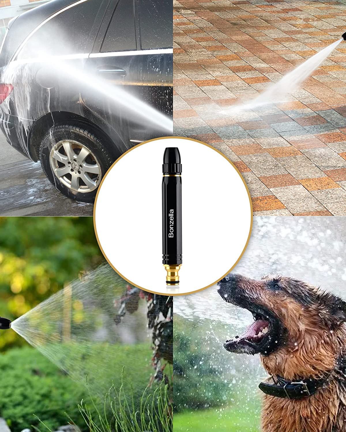 Adjustable High-Pressure Water Nozzle